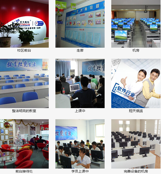 鄭州北大青鳥翔天信鴿地址及學校環境