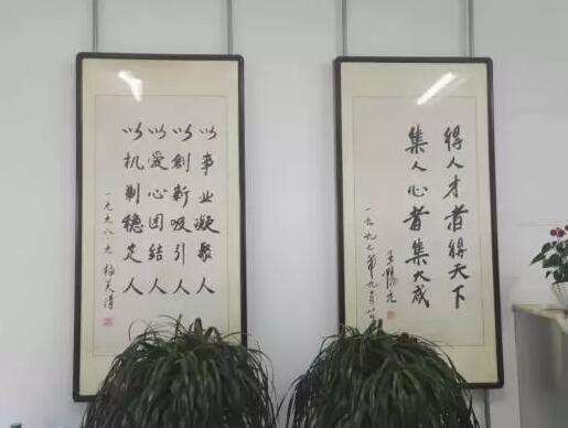 北大青鳥集團創始人楊芙清和王陽元院士親筆題