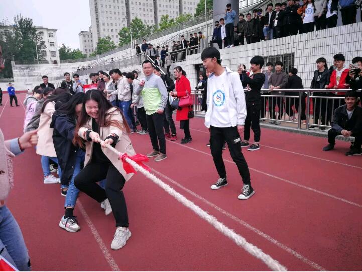 鄭州北大青鳥翔天信鴿2019年春季運動會老師拔河