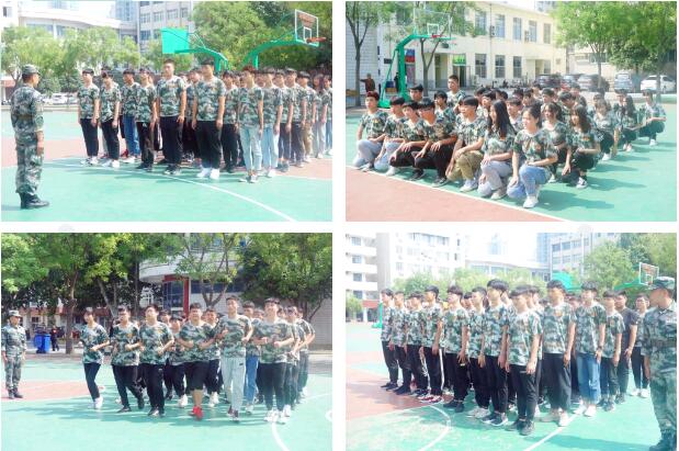 北大青鳥鄭州翔天信鴿啟蒙星軍訓匯演