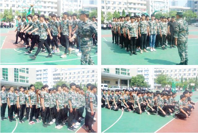 北大青鳥鄭州翔天信鴿啟蒙星軍訓匯演