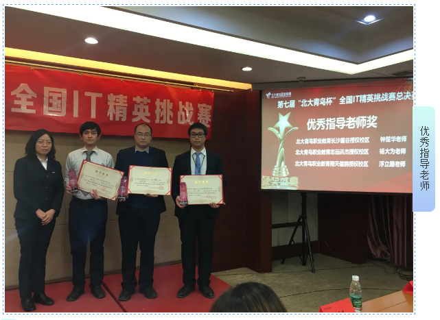 祝賀鄭州北大青鳥翔天信鴿于第七屆“北大青鳥杯”全國IT精英挑戰賽榮獲三項大獎