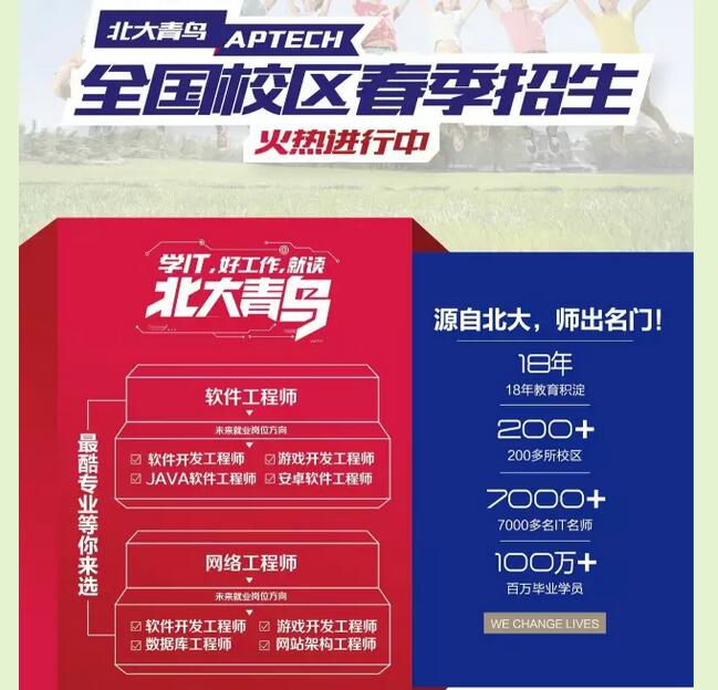 鄭州北大青鳥讓你從小白升級為IT大神