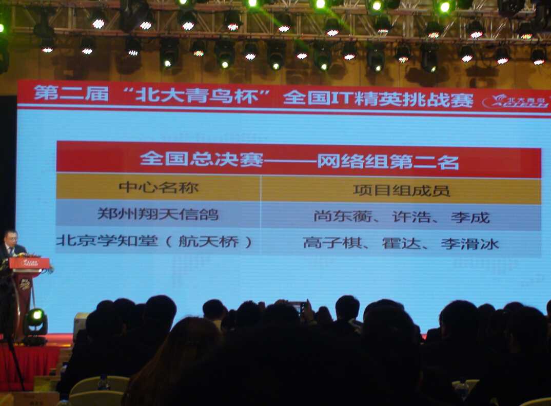北大青鳥第二屆“IT精英賽”